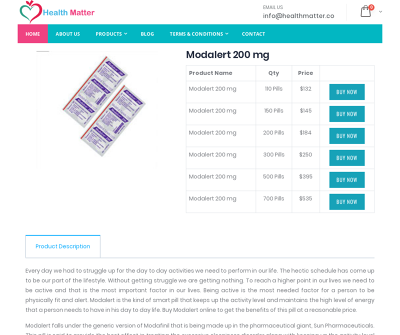 Buy Modalert 200 mg