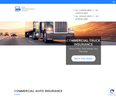 Commercial Auto & Truck Insurance