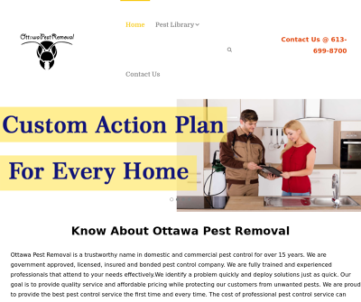 Ottawa Pest Removal| Control | Extermination Service