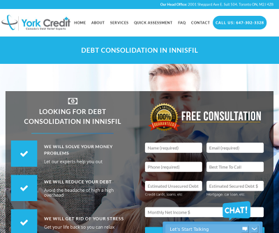 York Credit Services | Debt Consolidation And Relief Barrie