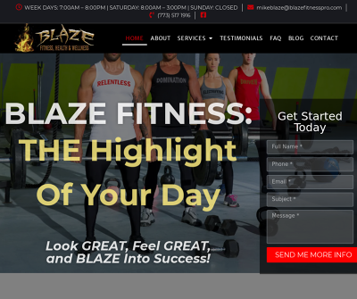 Blaze Fitness | Elite Personal Training, Corporate and Residential Wellness