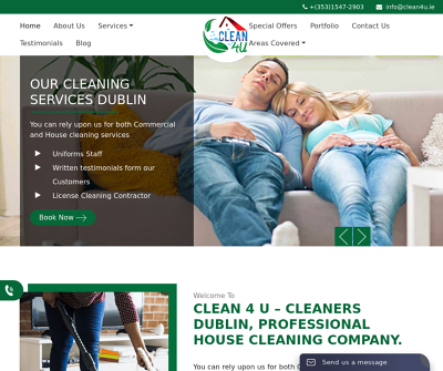 CLEAN 4 U – Cleaners Dublin,Professional House Cleaning Company