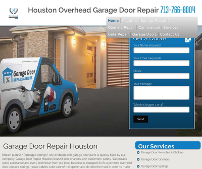 Houston Overhead Garage Door Repair