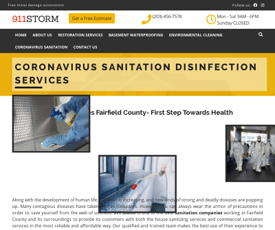 Coronavirus Sanitation Service