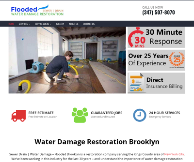 Sewer Drain | Water Damage - Flooded Brooklyn