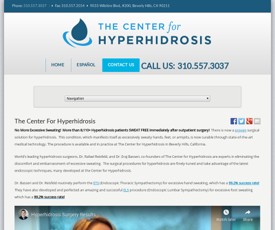 The Center For Hyperhidrosis