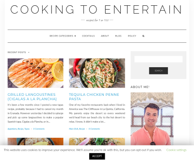 Cooking to Entertain
