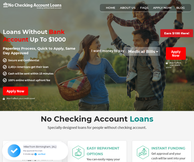 No Credit Check Payday Loans
