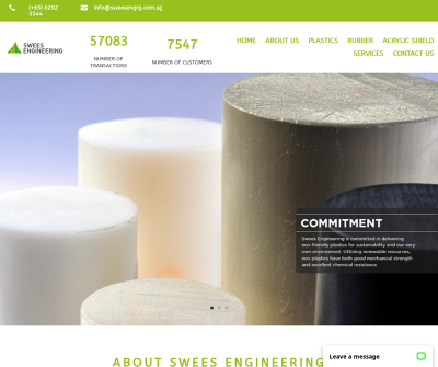 Swees Engineering - Plastics & Rubber Supplier