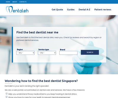 Dentaleh - Get a dental appointment Singapore
