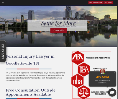 Personal Injury Attorney Goodlettsville TN | Tim L. Bowden