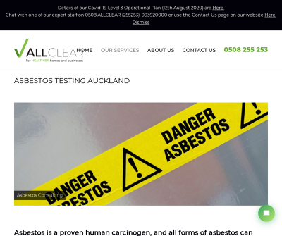 All Clear - Asbestos testing Auckland