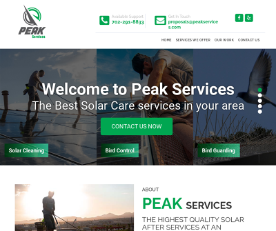Peak Services - Solar Panel Cleaning Las Vegas