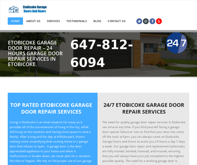 Etobicoke Garage Doors and Doors 