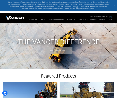 Vancer, Inc. | Cold Air Blower, Ballast Cribber, CHX25 Hi Rail Excavator