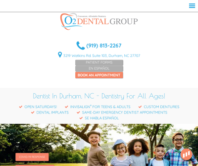 O2 Dental Group - Durham | Chapel Hill | Convenient, Affordable Dentistry