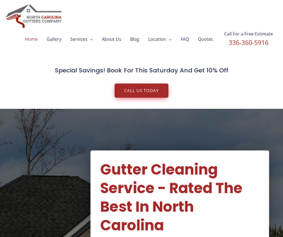 North Carolina Gutters Company | Rated The Best In North Carolina