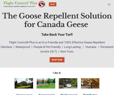 Flight Control Selling Goose Repellent Eco-Friendly, Odorless, Non-toxic, Waterproof