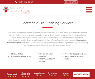 Arizona Stone Care | Scottsdale Tile and Grout Cleaning Company