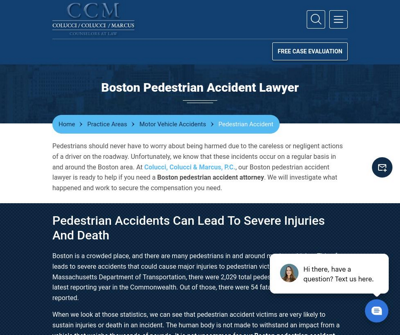 Boston pedestrian accident attorneys