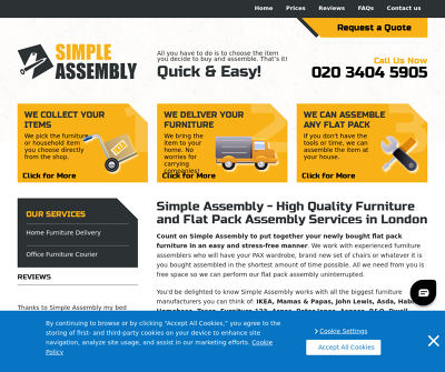 Furniture Assembly Services London