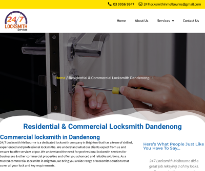  Residential & Commercial Locksmith Dandenong