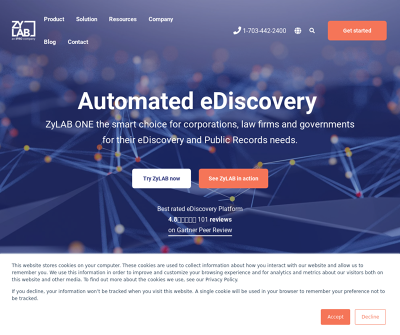 ZyLAB ONE eDiscovery Software