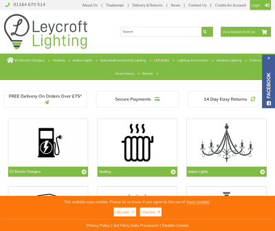 WELCOME TO LEYCROFT LIGHTING - INDOOR AND OUTDOOR LIGHTING SUPERSTORE
