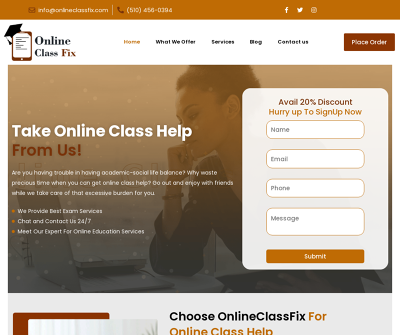 OnlineClassFix- Online Test Help