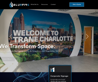 BlueFire Signs & Graphics of Charlotte NC