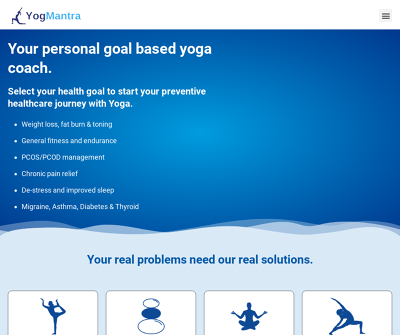 YogaMantra Your personal goal-based yoga coach. 