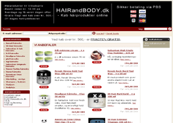 HairandBody.dk - hårprodukter og hudpleje