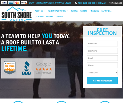 South Shore Roofing - Homepage