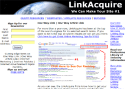 Blogging for Better One Way Links