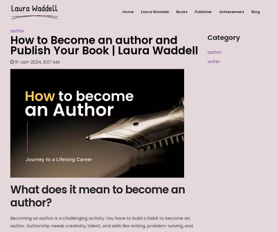 how to become author of a book