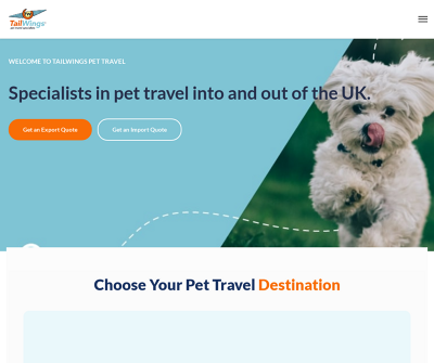 Pet travel specialists