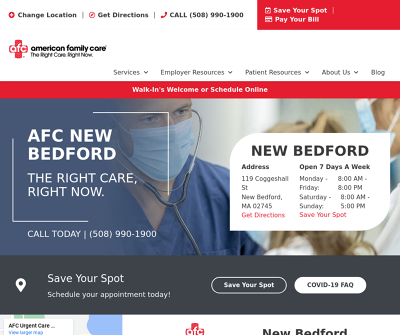 AFC Urgent Care New Bedford