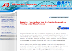Capacitor Manufacturer-Aid Electronics Corporation