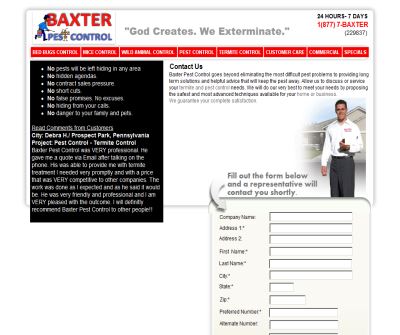 Baxter Pest Control