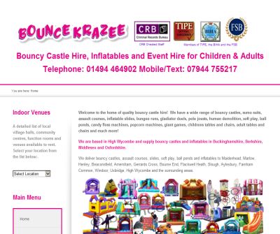 Bounce Krazee, Bouncy Castle Hire