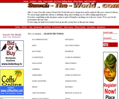Search-The-World.com - Search Index