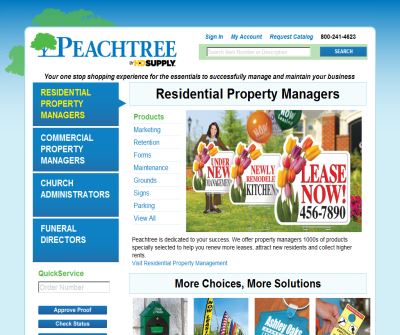 Peachtree Business Products – Property Management Supplies