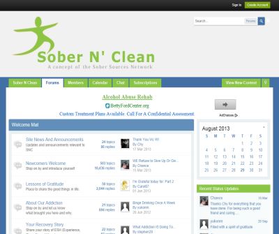 Sober N Clean:  Alcoholism And Addiction Community