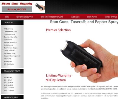 Stun Gun Supply - Pepper Spray | Tasers