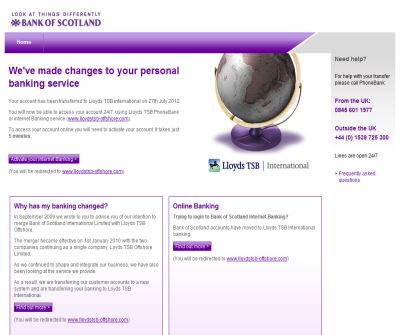Bank of Scotland International - Offshore and Overseas Banking
