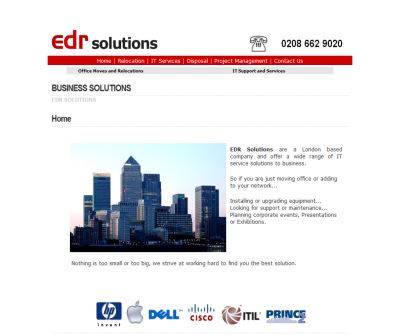 EDR SOLUTIONS - Office Relocations & IT Services