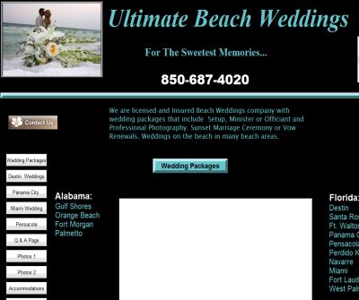 Florida Destin Beach Weddings