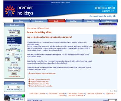 Lanzarote Villas :: Premier Holidays