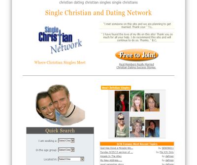 Single Christian Network - a warm caring place for single Christians.