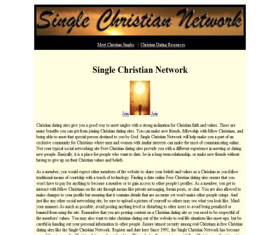 Single Christian Network